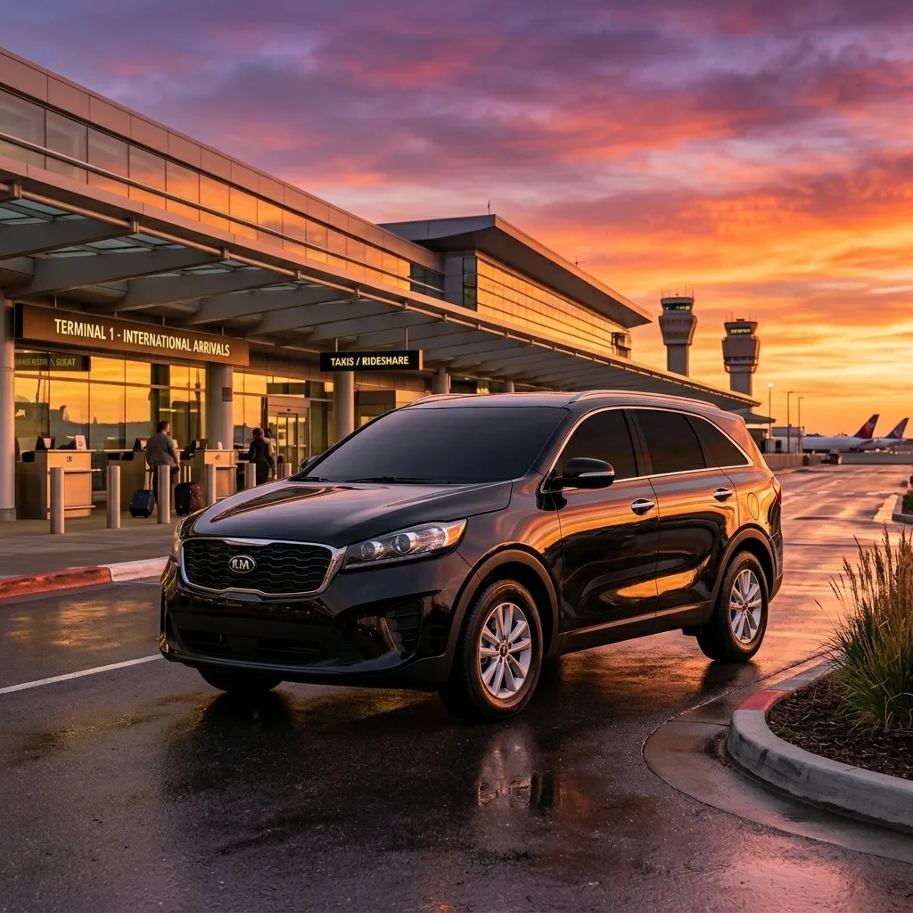 Kia Sorento 2019 en el aeropuerto